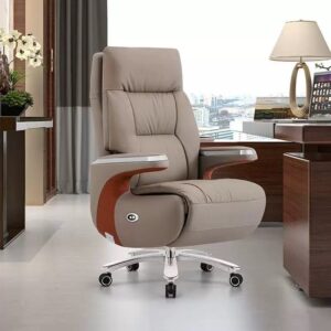 Intelligent massage electric leather boss chair