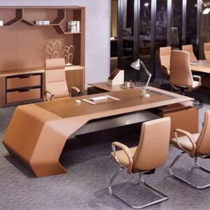 Italian light luxury boss desk