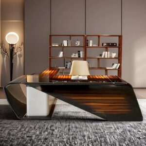 Boss desk solid wood baking paint