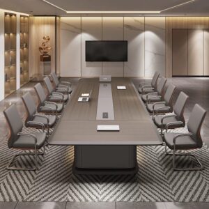 Large office conference table long table