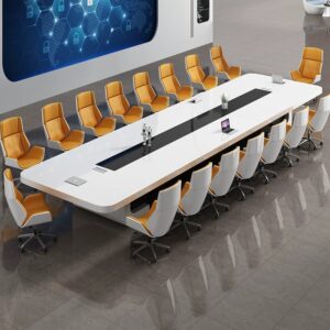 Painted conference table